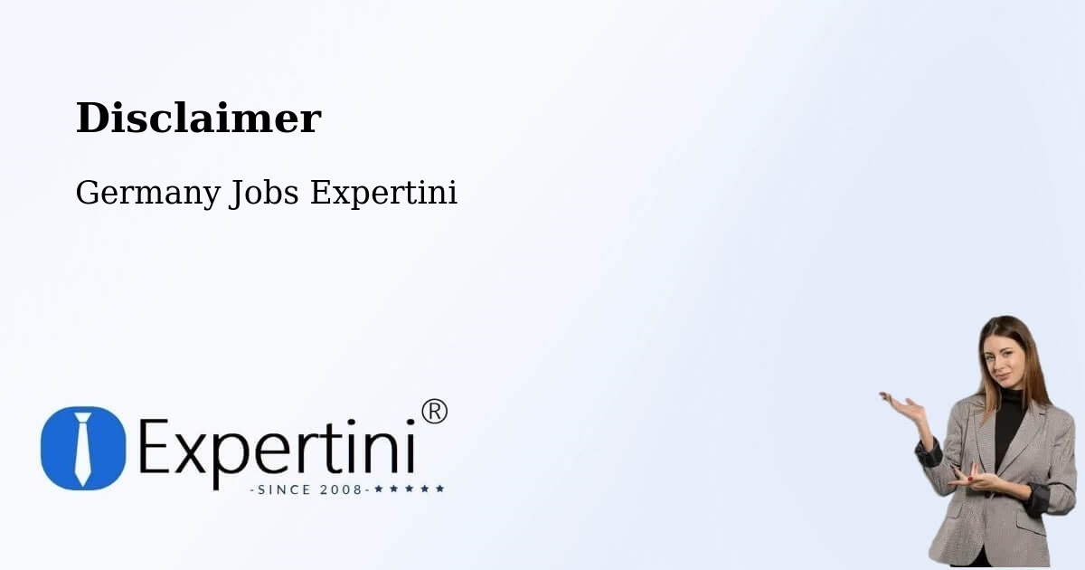 Disclaimer – Voerde - Germany Jobs Expertini