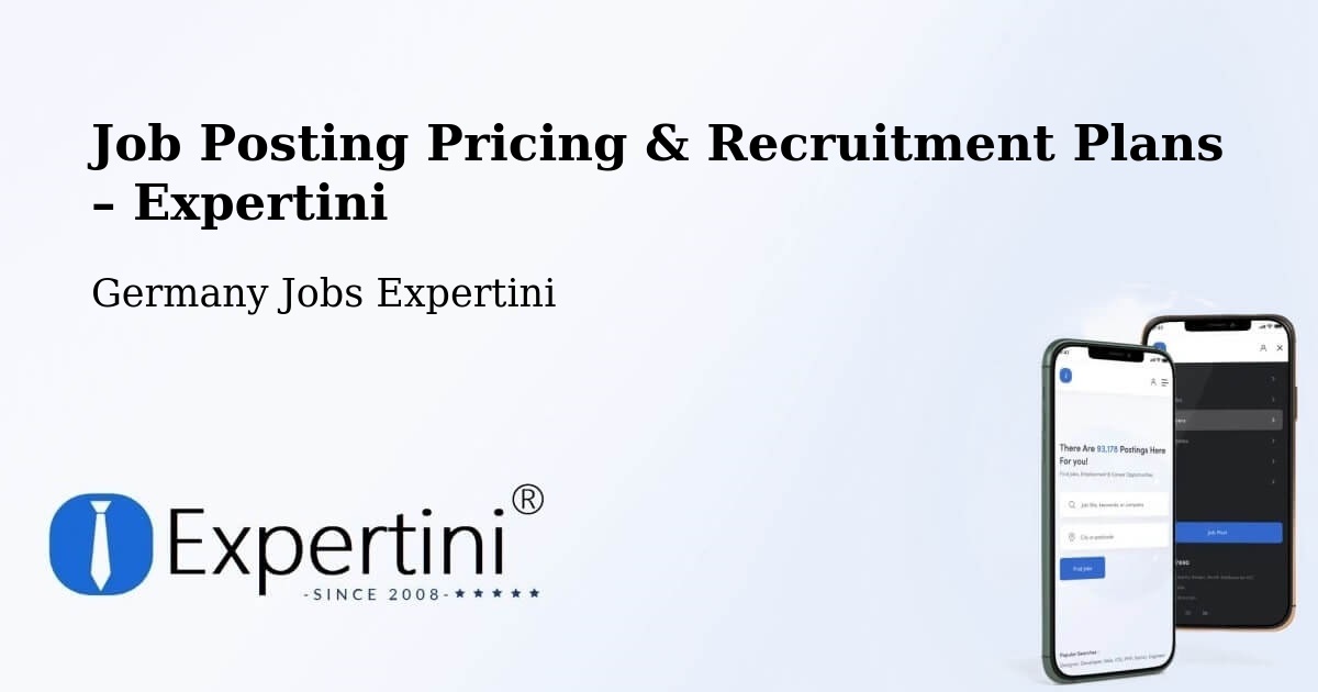Job Posting Pricing & Recruitment Plans – Voerde - Voerde, Germany Jobs Expertini