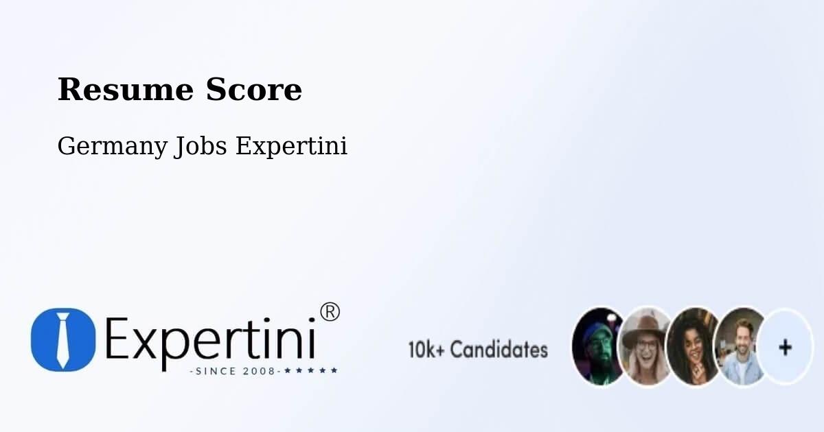 Resume Score & Job Description Match Tool – Voerde - Germany Jobs Expertini